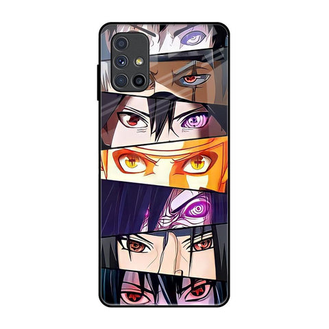 Anime Eyes Samsung Galaxy M51 Glass Back Cover Online