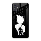 Monochrome Goku Samsung Galaxy M51 Glass Back Cover Online