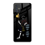 Luffy Line Art Samsung Galaxy M51 Glass Back Cover Online