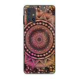 Floral Mandala Samsung Galaxy M51 Glass Back Cover Online