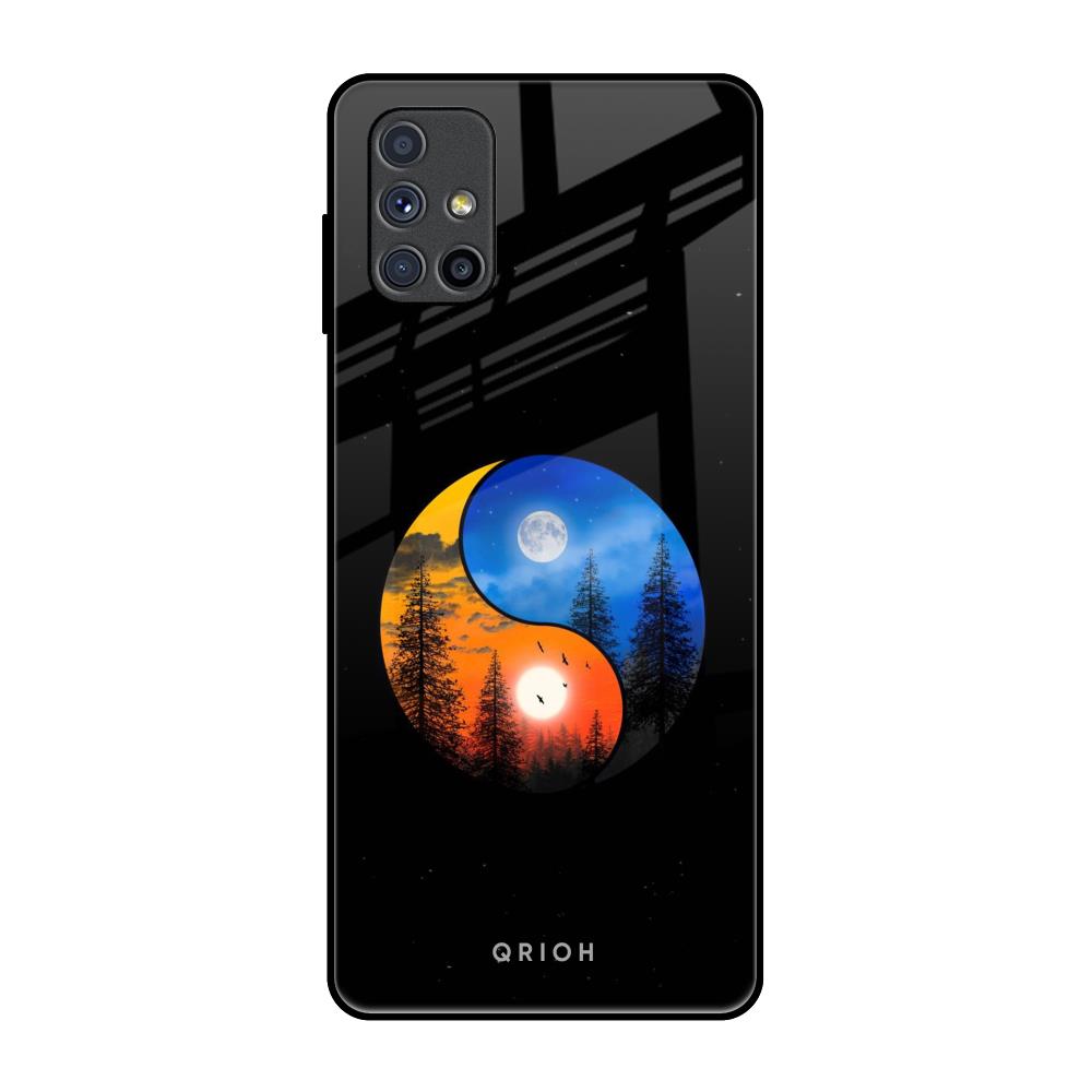 Yin Yang Balance Samsung Galaxy M51 Glass Back Cover Online
