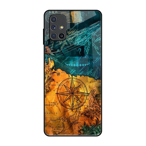 Architecture Map Samsung Galaxy M51 Glass Back Cover Online