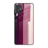 Brush Stroke Art Samsung Galaxy M51 Glass Back Cover Online