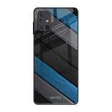 Multicolor Wooden Effect Samsung Galaxy M51 Glass Back Cover Online