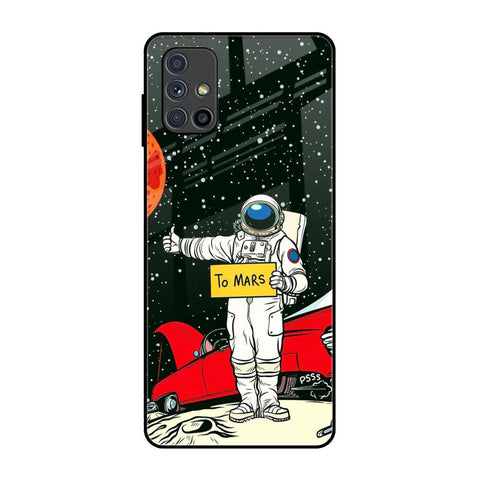 Astronaut on Mars Samsung Galaxy M51 Glass Back Cover Online
