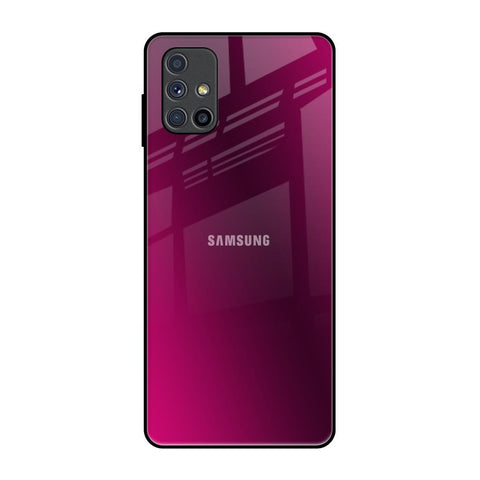 Pink Burst Samsung Galaxy M51 Glass Back Cover Online