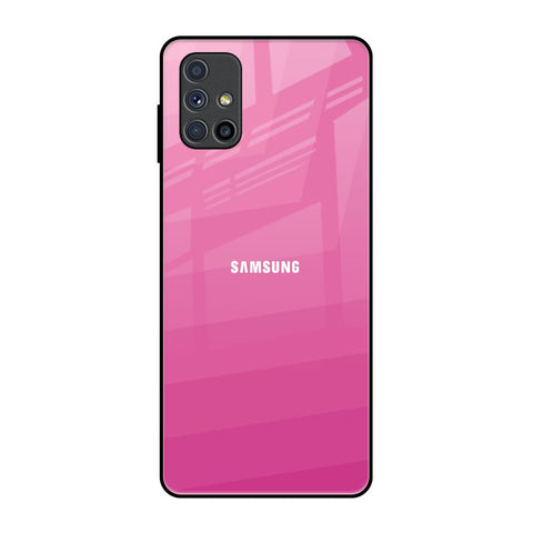Pink Ribbon Caddy Samsung Galaxy M51 Glass Back Cover Online