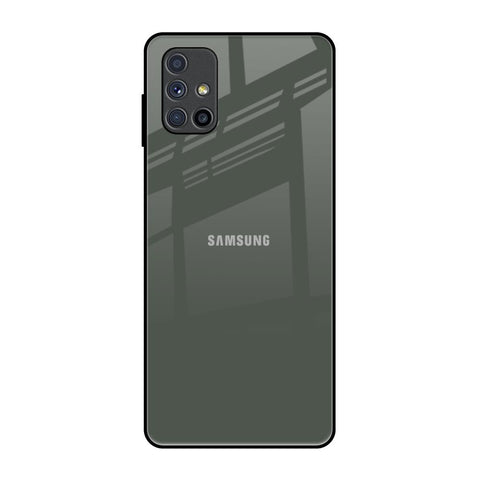 Charcoal Samsung Galaxy M51 Glass Back Cover Online