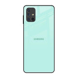 Teal Samsung Galaxy M51 Glass Back Cover Online