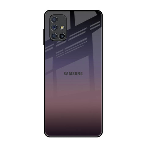 Grey Ombre Samsung Galaxy M51 Glass Back Cover Online