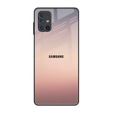 Golden Mauve Samsung Galaxy M51 Glass Back Cover Online