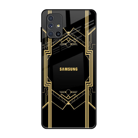 Sacred Logo Samsung Galaxy M51 Glass Back Cover Online