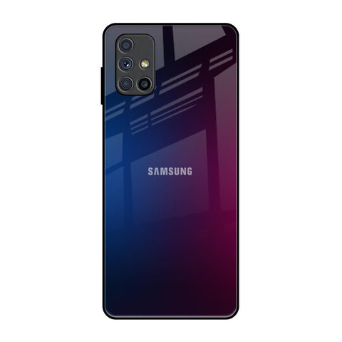 Mix Gradient Shade Samsung Galaxy M51 Glass Back Cover Online