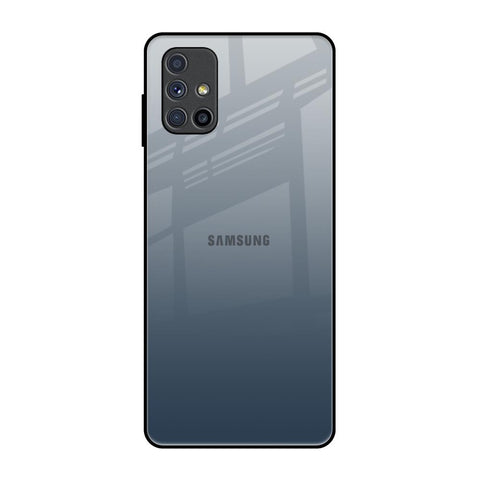 Smokey Grey Color Samsung Galaxy M51 Glass Back Cover Online