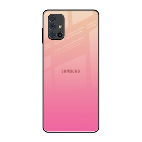 Pastel Pink Gradient Samsung Galaxy M51 Glass Back Cover Online