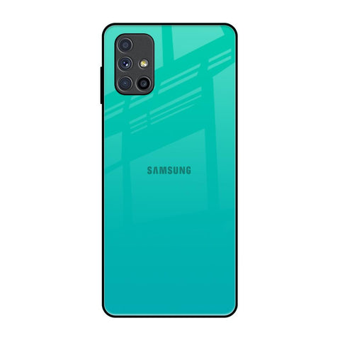 Cuba Blue Samsung Galaxy M51 Glass Back Cover Online
