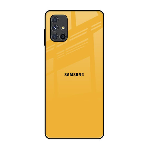 Fluorescent Yellow Samsung Galaxy M51 Glass Back Cover Online