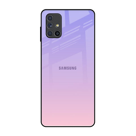 Lavender Gradient Samsung Galaxy M51 Glass Back Cover Online