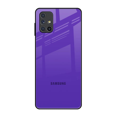 Amethyst Purple Samsung Galaxy M51 Glass Back Cover Online
