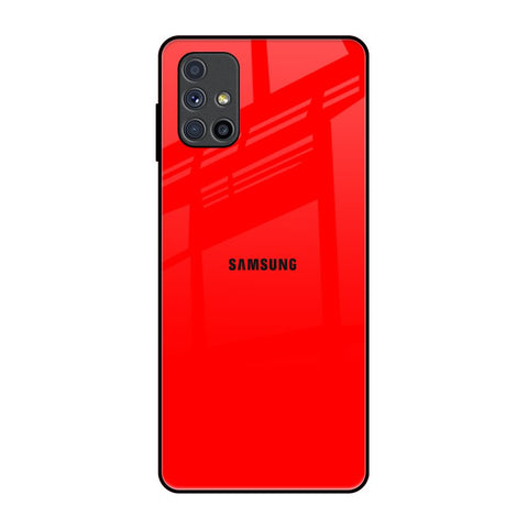 Blood Red Samsung Galaxy M51 Glass Back Cover Online