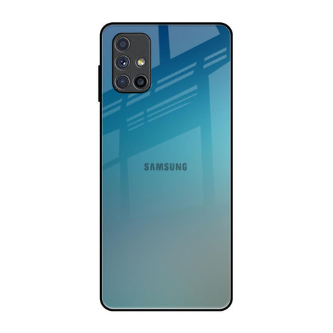 Sea Theme Gradient Samsung Galaxy M51 Glass Back Cover Online