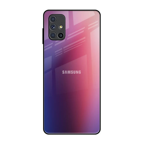 Multi Shaded Gradient Samsung Galaxy M51 Glass Back Cover Online