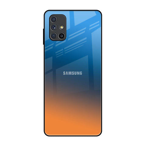 Sunset Of Ocean Samsung Galaxy M51 Glass Back Cover Online