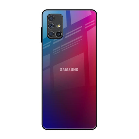 Magical Color Shade Samsung Galaxy M51 Glass Back Cover Online
