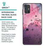 Space Doodles Glass Case for Samsung Galaxy M51