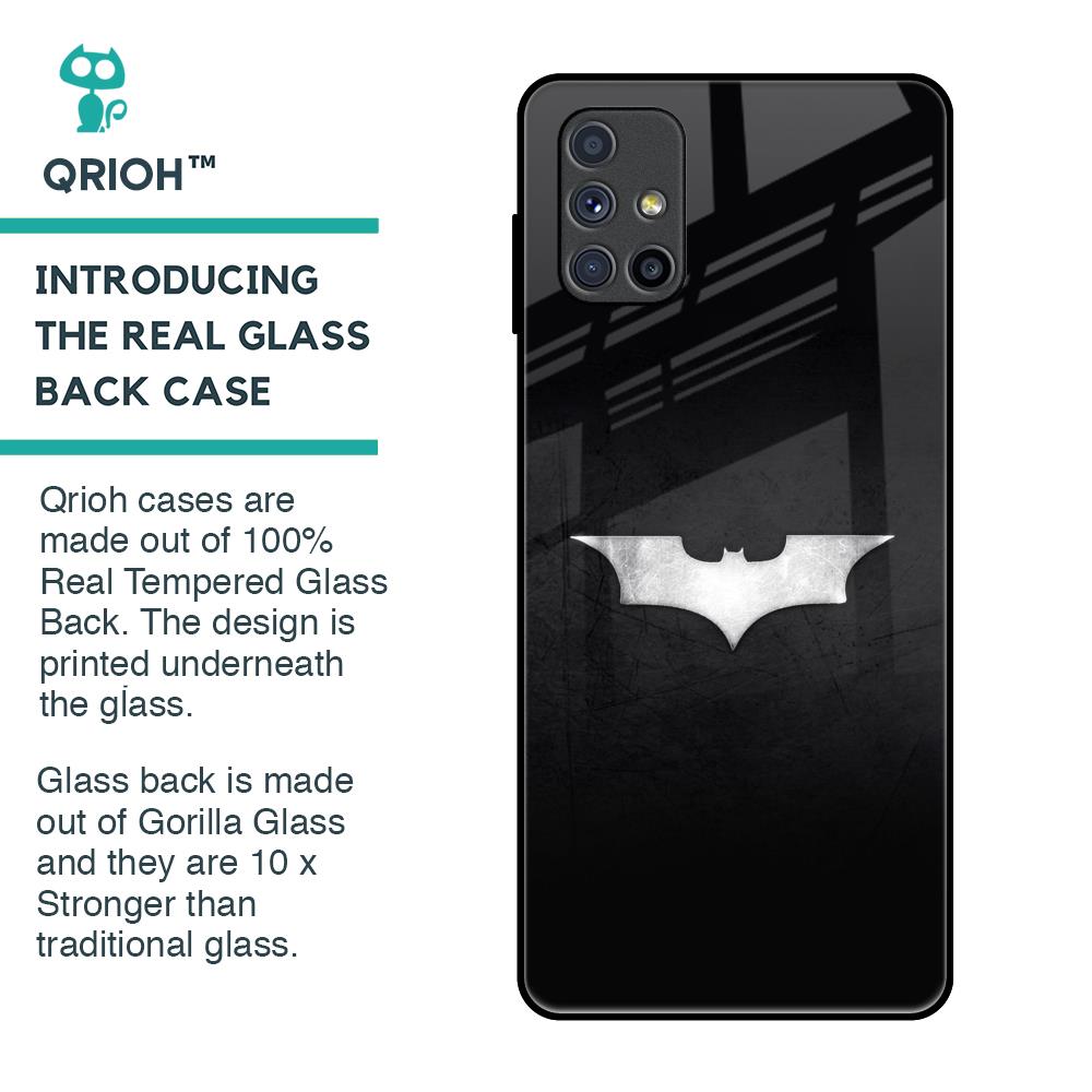 Super Hero Logo Glass Case for Samsung Galaxy M51