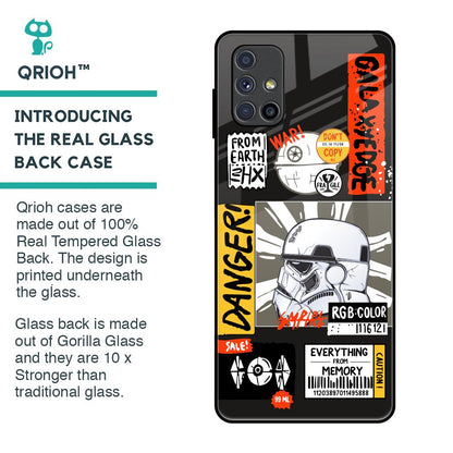 Galaxy Edge Glass Case for Samsung Galaxy M51