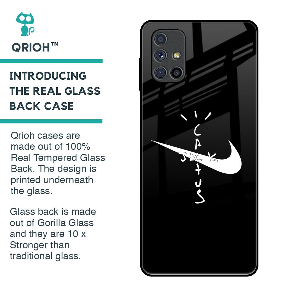 Jack Cactus Glass Case for Samsung Galaxy M51