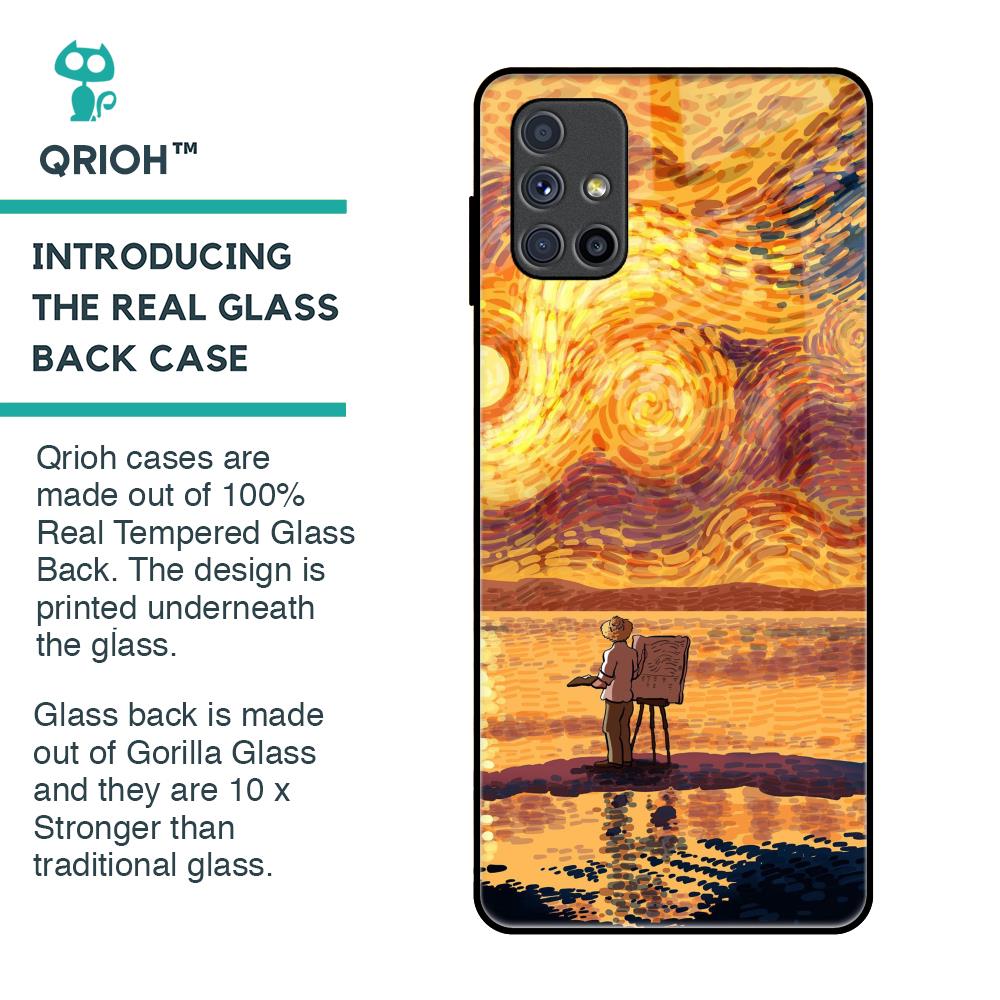 Sunset Vincent Glass Case for Samsung Galaxy M51