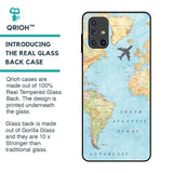 Travel Map Glass Case for Samsung Galaxy M51