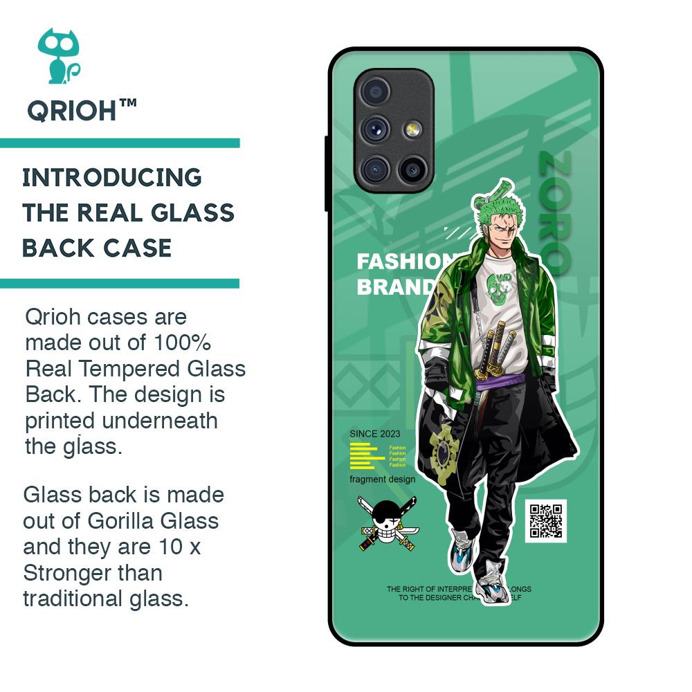 Zoro Bape Glass Case for Samsung Galaxy M51