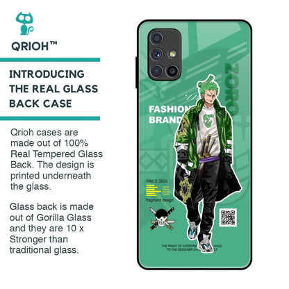 Zoro Bape Glass Case for Samsung Galaxy M51
