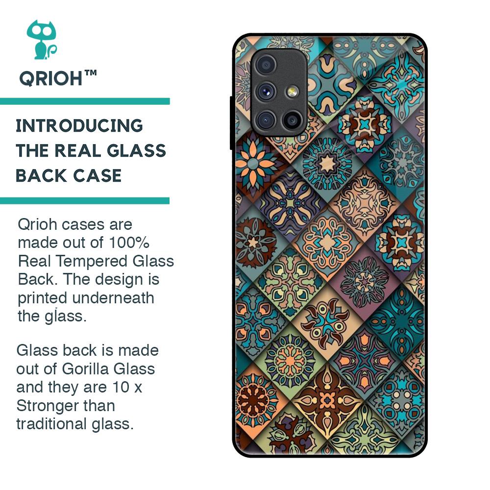 Retro Art Glass Case for Samsung Galaxy M51