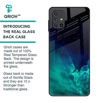 Winter Sky Zone Glass Case For Samsung Galaxy M51