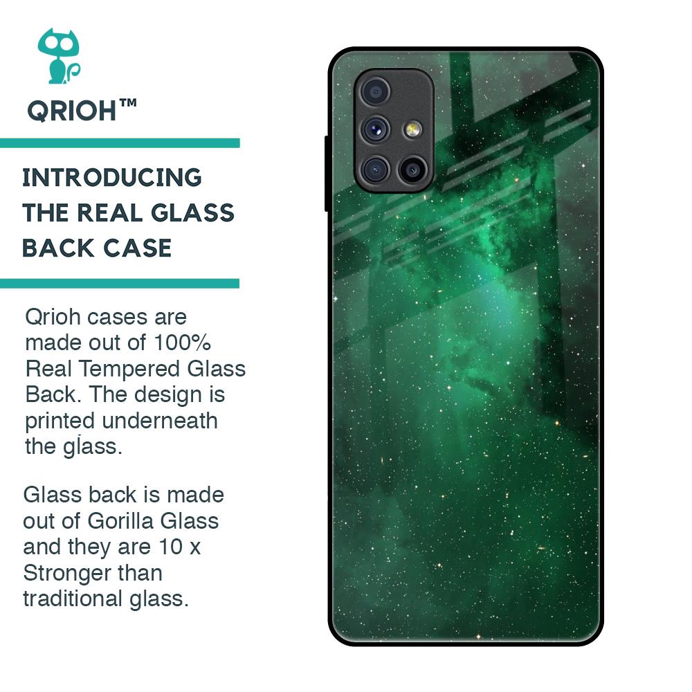 Emerald Firefly Glass Case For Samsung Galaxy M51