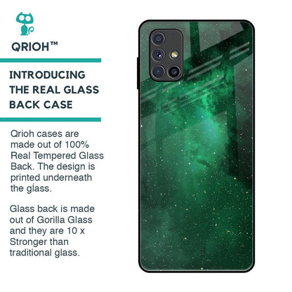 Emerald Firefly Glass Case For Samsung Galaxy M51