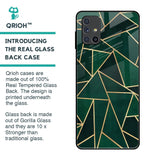 Abstract Green Glass Case For Samsung Galaxy M51