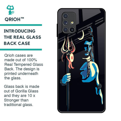 Mahakal Glass Case For Samsung Galaxy M51