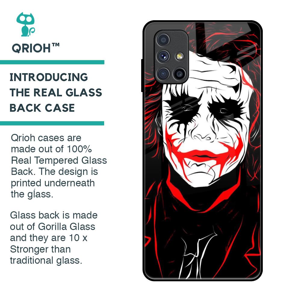 Life In Dark Glass Case For Samsung Galaxy M51