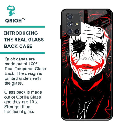 Life In Dark Glass Case For Samsung Galaxy M51