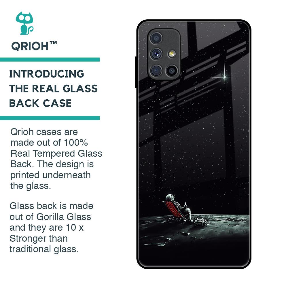 Relaxation Mode On Glass Case For Samsung Galaxy M51