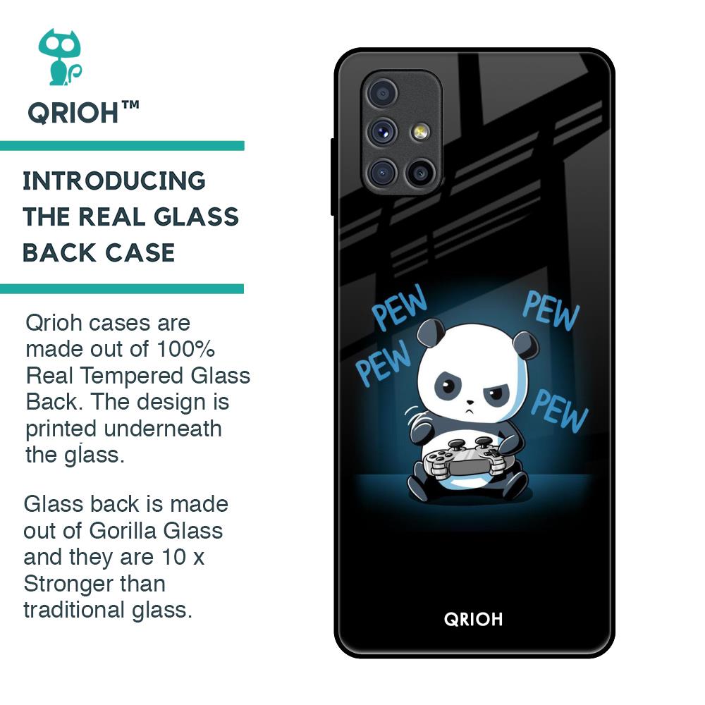 Pew Pew Glass Case for Samsung Galaxy M51