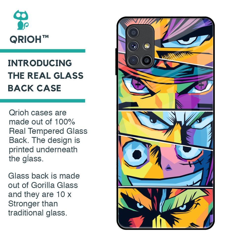 Anime Legends Glass Case for Samsung Galaxy M51