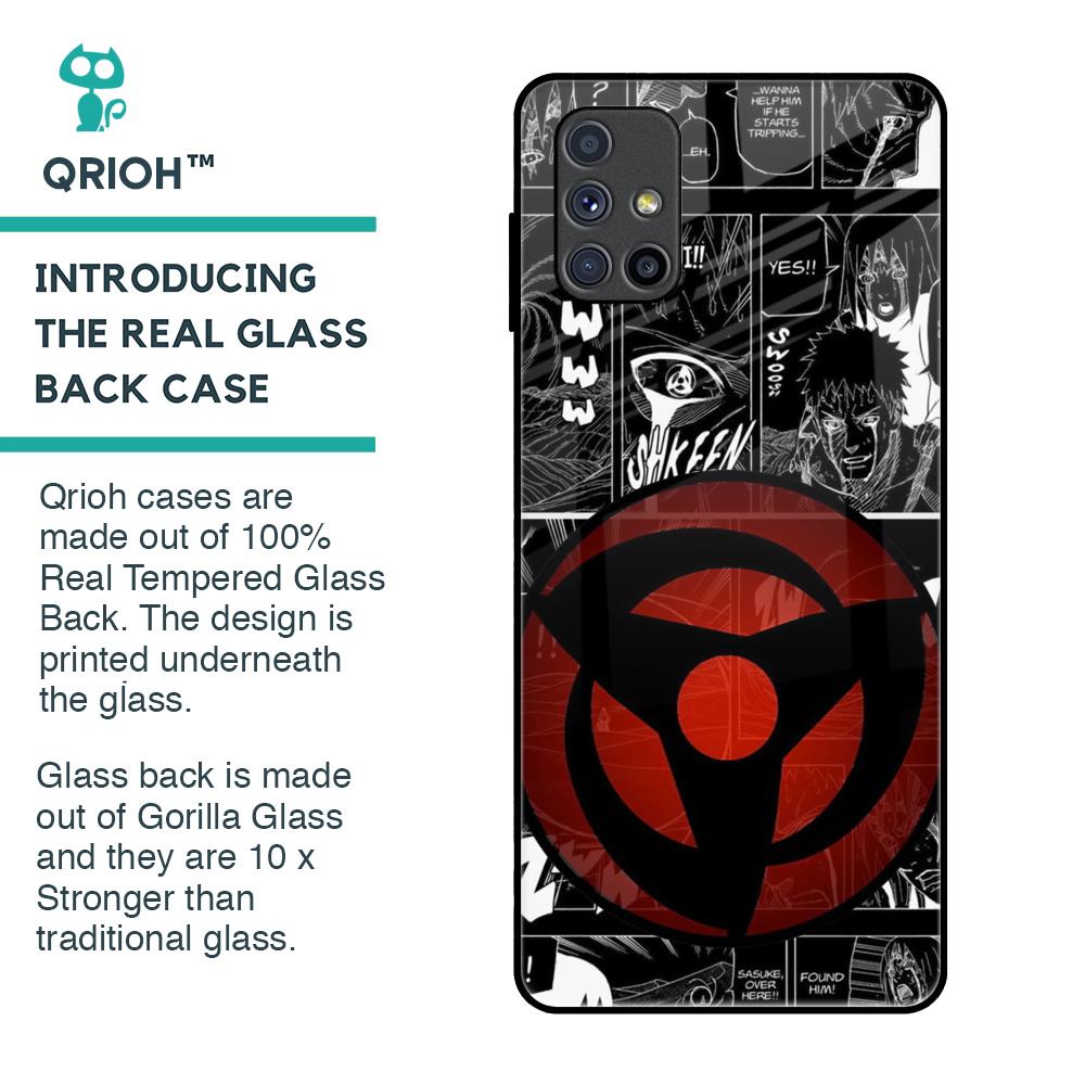 Sharingan Glass Case for Samsung Galaxy M51