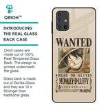 Luffy Wanted Glass Case for Samsung Galaxy M51