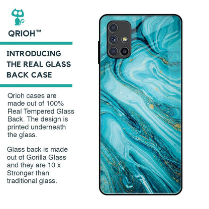 Ocean Marble Glass Case for Samsung Galaxy M51